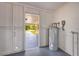 View of utility room and a water heater at 508 W Hogle Ave, Deland, FL 32720