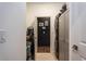 Clean and organized laundry area provides convenient storage cabinets and modern washer and dryer at 6006 Mount Zion Cir, Deland, FL 32724