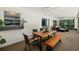 Dining area on covered patio at 639 Elwood St, Deltona, FL 32725