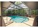 Enjoy this refreshing private pool with screened enclosure, surrounded by lush landscaping at 639 Elwood St, Deltona, FL 32725