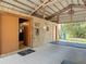 Spacious barn area with high ceilings, open beams, and ample workspace at 685 Enterprise Osteen Rd, Osteen, FL 32764