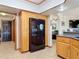 Kitchen with wooden cabinetry and appliances at 685 Enterprise Osteen Rd, Osteen, FL 32764