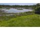 Picturesque pond view showcases vibrant lily pads and lush greenery, creating a tranquil natural setting at 685 Enterprise Osteen Rd, Osteen, FL 32764
