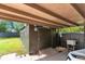 A large shed is located in the back yard at 795 Superior St, Deltona, FL 32725