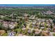 Beautiful aerial view of a quiet neighborhood with lush greenery and serene ponds at 823 Wooddusk Dr, Port Orange, FL 32127