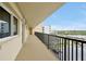 Spacious balcony view overlooking the city at 89 S Atlantic Ave # 505, Ormond Beach, FL 32176