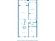 Detailed floor plan showcasing the layout of the bedrooms, living spaces, and balcony at 89 S Atlantic Ave # 505, Ormond Beach, FL 32176