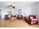 Bright living room with comfortable seating, stylish decor, and ample natural light at 89 S Atlantic Ave # 505, Ormond Beach, FL 32176