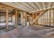 Interior view of the living room showing the hardwood floors and exposed beams at 101 Egret Ave, Port Orange, FL 32127