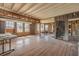 An open room renovation project featuring hardwood flooring, and lots of natural light at 101 Egret Ave, Port Orange, FL 32127