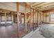 Interior view of the living room featuring hardwood floors and exposed beams at 101 Egret Ave, Port Orange, FL 32127