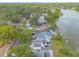 Overhead view of a quiet street featuring attractive homes and a tranquil lakeside setting at 1229 Saddleback Ridge Rd, Apopka, FL 32703