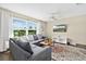 Cozy living room with a large window view and modern furnishings, with lots of natural light at 1317 Suwanee Rd, Daytona Beach, FL 32114