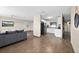 Open-concept living area with tile floors seamlessly connects to the kitchen at 1317 Suwanee Rd, Daytona Beach, FL 32114