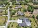 Wide aerial view showing mature landscaping, a well-maintained neighborhood, and the home's serene location at 1420 Shady Meadow Ln, Deland, FL 32724