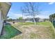 Fenced backyard featuring a patio and grassy area perfect for outdoor activities at 150 Reef Rd, South Daytona, FL 32119
