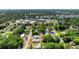 Aerial of a home near schools with leafy trees, showcasing community amenities and neighborhood charm at 1598 Montgomery Ave, Daytona Beach, FL 32117