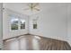 Bedroom with hard wood floors and ample light at 216 Earl St, Daytona Beach, FL 32118