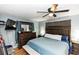 Comfortable main bedroom with en suite bathroom at 242 Linda Vista St, Debary, FL 32713