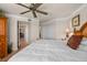 Bedroom featuring neutral walls, ocean view, and traditional decor at 2937 S Atlantic Ave # 1907, Daytona Beach Shores, FL 32118