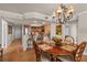 Well-appointed dining area with a kitchen and ample seating at 2937 S Atlantic Ave # 1907, Daytona Beach Shores, FL 32118
