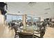 Clubhouse dining room with ample seating and natural light at 2937 S Atlantic Ave # 1907, Daytona Beach Shores, FL 32118