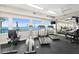 Bright gym featuring treadmills and stationary bikes with beautiful ocean views at 3311 S Atlantic Ave # 1704, Daytona Beach Shores, FL 32118