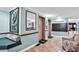 Hallway featuring elevator access, mailboxes, and a seating area, providing convenience for residents at 3311 S Atlantic Ave # 1704, Daytona Beach Shores, FL 32118