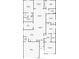 Detailed floor plan showcasing the layout with bedrooms, living spaces, kitchen, and garage at 34568 Shellback St, Leesburg, FL 34788