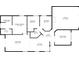 Detailed floor plan showcasing the layout with labeled rooms and dimensions of the property at 357 Heritage Estates Ln, Deland, FL 32720