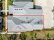 Aerial view of house showing new roof at 484 Landshark Blvd, Daytona Beach, FL 32124