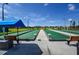 Enjoy outdoor fun with lawn bowling; the meticulously maintained green space offers a serene escape at 484 Landshark Blvd, Daytona Beach, FL 32124