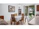 Inviting dining space with modern light fixture, perfect for entertaining and Gathering dinners at 5610 Nw 37Th Lane Rd, Ocala, FL 34482