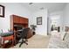 Functional home office with ample desk space and storage, ideal for remote work or study at 5610 Nw 37Th Lane Rd, Ocala, FL 34482