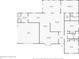 Layout of the house, including the garage, kitchen, bedrooms, and bathrooms at 6185 Shoreline Dr, Port Orange, FL 32127