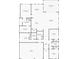 Detailed floor plan showcasing the layout of bedrooms, bathrooms, kitchen, living room, and outdoor patio at 633 Mosaic Blvd, Daytona Beach, FL 32124