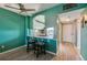Eat-in kitchen with breakfast bar and chairs, stainless steel appliances, and a pass-through to living area at 719 S Beach St # 302B, Daytona Beach, FL 32114