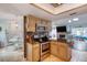 Updated kitchen with stainless appliances, granite counters and open layout to dining and living areas at 952 Northbrook Dr, Ormond Beach, FL 32174