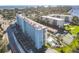The property has a pool, tennis courts, and a covered parking area for residents at 100 Silver Beach Ave # 608, Daytona Beach, FL 32118