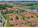 Beautiful aerial view of the community, highlighting the well-maintained landscaping and proximity to community amenities at 1079 Quaker Ridge Ln, Davenport, FL 33896