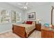 Cozy bedroom with a plush carpet and charming decor at 1309 Wicklow Ln, Ormond Beach, FL 32174
