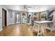 Bright studio featuring tiled floors, an exterior door, and art supplies at 1690 S Adelle Ave, Deland, FL 32720