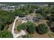 Areal view of house with large lot, mature trees and privacy at 183 Mcgregor Rd, Deland, FL 32720