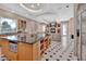 Spacious kitchen featuring a large island, stainless steel appliances, and an open floor plan at 183 Mcgregor Rd, Deland, FL 32720