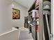 Well-organized storage room with custom shelving, providing ample space for storing household items at 183 Mcgregor Rd, Deland, FL 32720