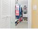 Walk-in closet with shelving and ample storage space for clothes and accessories at 1862 Shelby Ter, Deltona, FL 32725