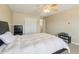 Comfortable bedroom with carpet flooring, neutral walls, and closet space at 193 Fish Hawk Dr, Winter Haven, FL 33884