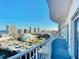 Enjoy the city skyline from your condo's curved balcony, offering a peaceful escape at 2 Oceans West Blvd # 1007, Daytona Beach, FL 32118