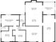 Detailed floor plan showcasing the layout, room dimensions, and flow of the home at 2144 Brian Ave, South Daytona, FL 32119