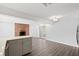 Open living room with fireplace and sliding doors to the outside at 2144 Brian Ave, South Daytona, FL 32119